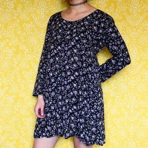 Vintage Floral Babydoll Dress